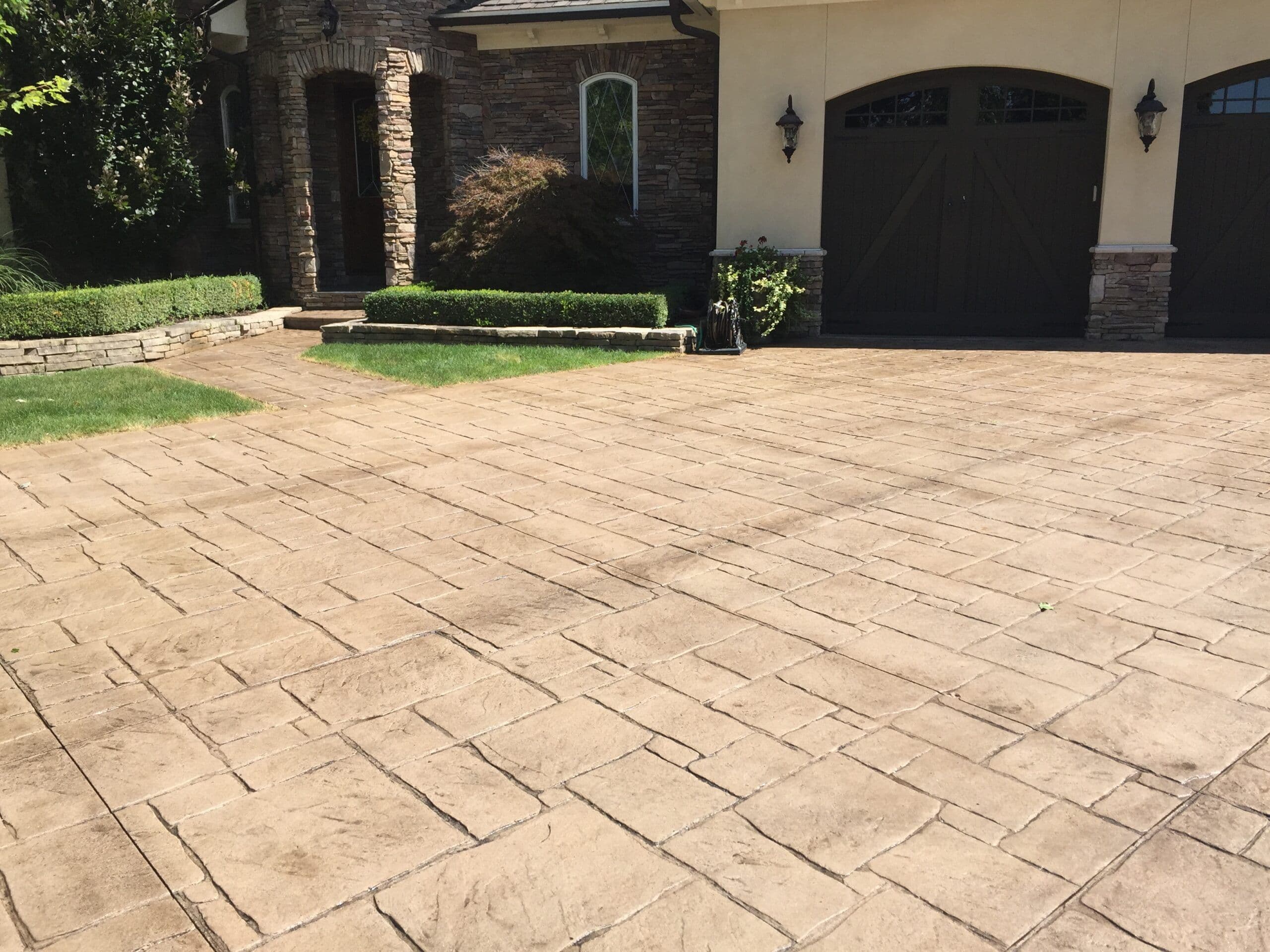 Concrete cleaning and sealing project in London, Ontario